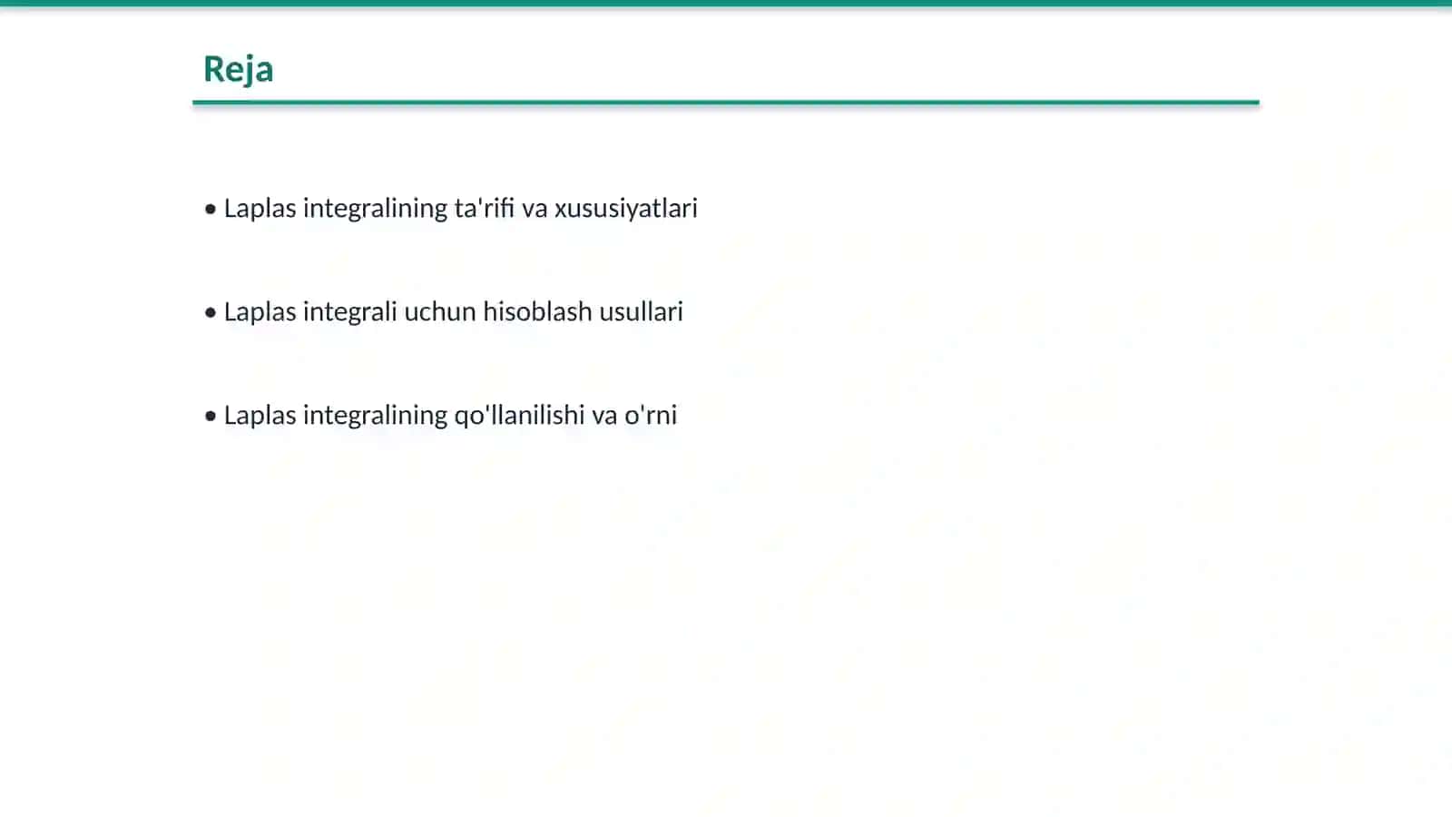 Laplas integrali va uni hisoblash 2