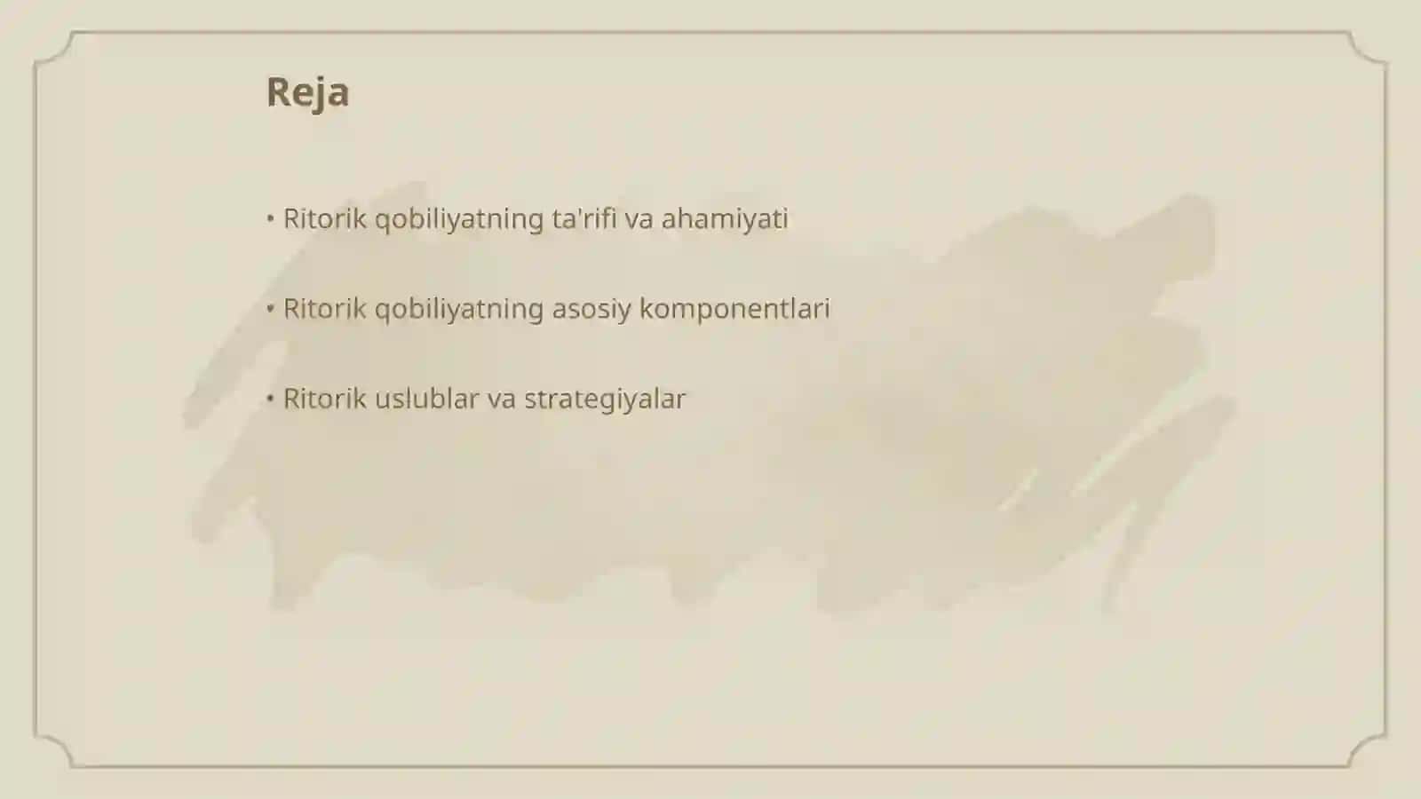 Ritorik qobiliyatning asosiy sifatlari va xususiyatlari 2