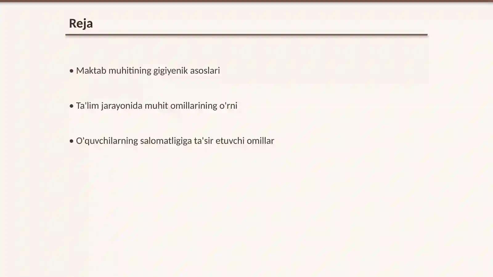 Maktab muhitining gigiyenik ahamiyati 2