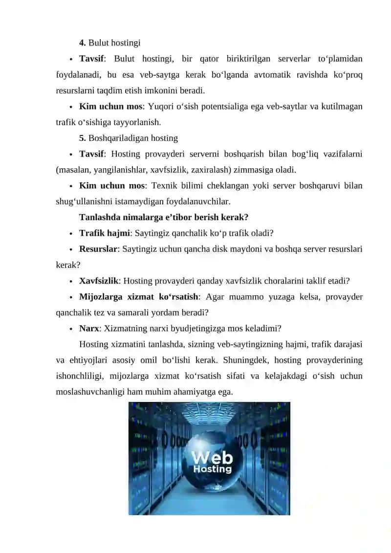 Hosting xizmati 2
