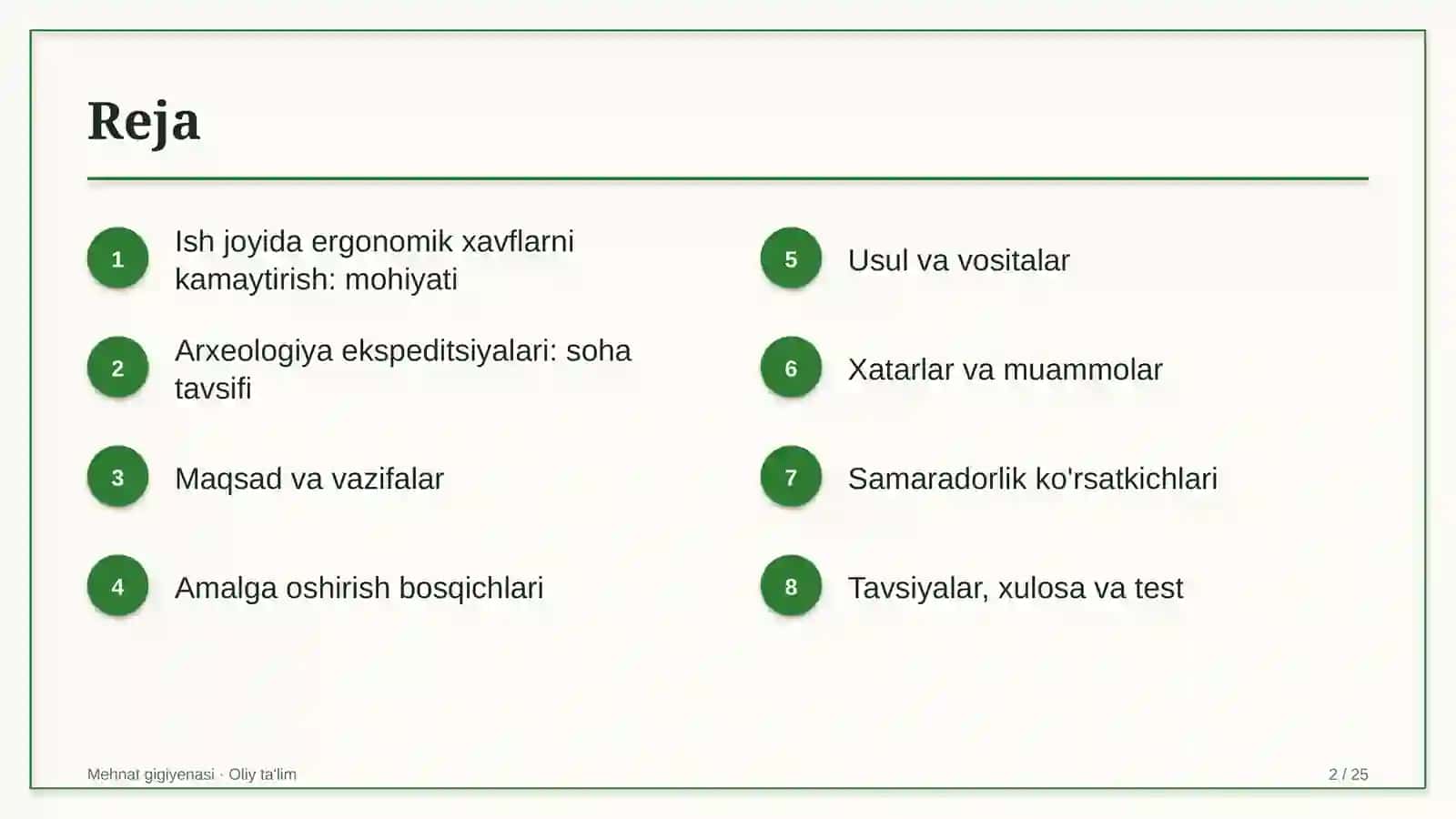 arxeologiya ekspeditsiyalarida ish joyida ergonomik xavflarni kamaytirish choralari 4102 2