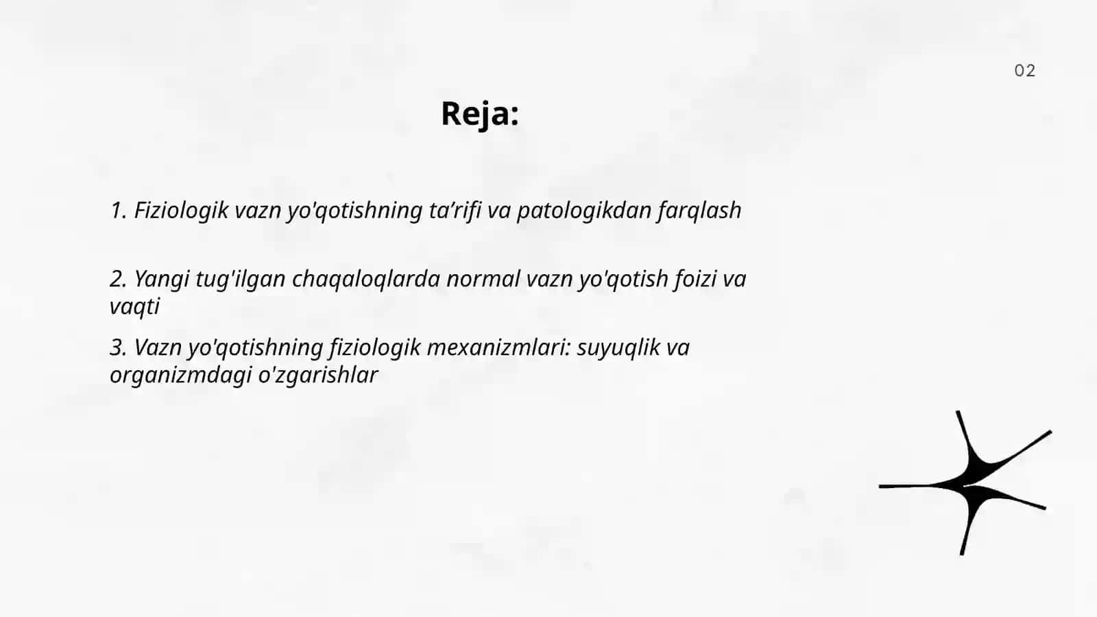 Chaqaloqlarda fiziologik vazn yo'qotish sabablari va ular haqida malumotlar 2