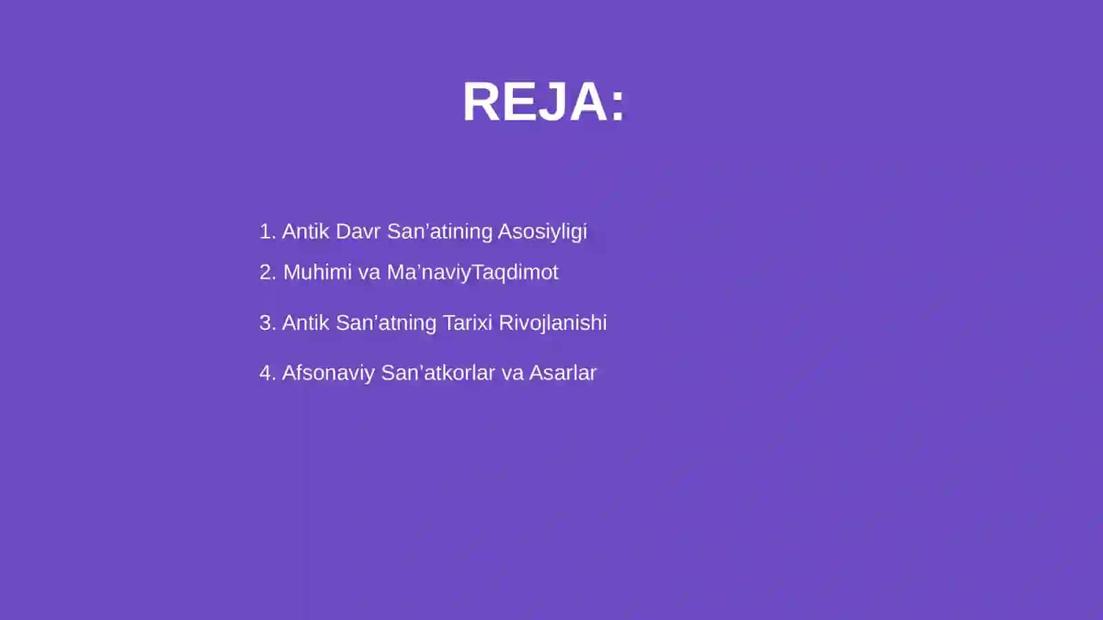 Antik davr san’ati 2