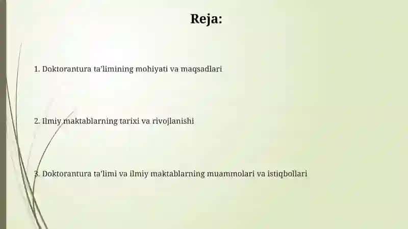 Doktorantura taʼlimi 2