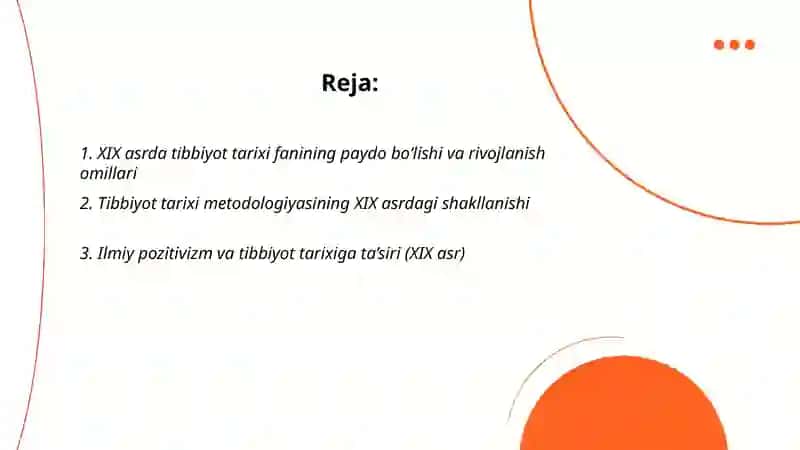 XIX asrda “Tibbiyot tarixi “ fanining shakllanishi 2