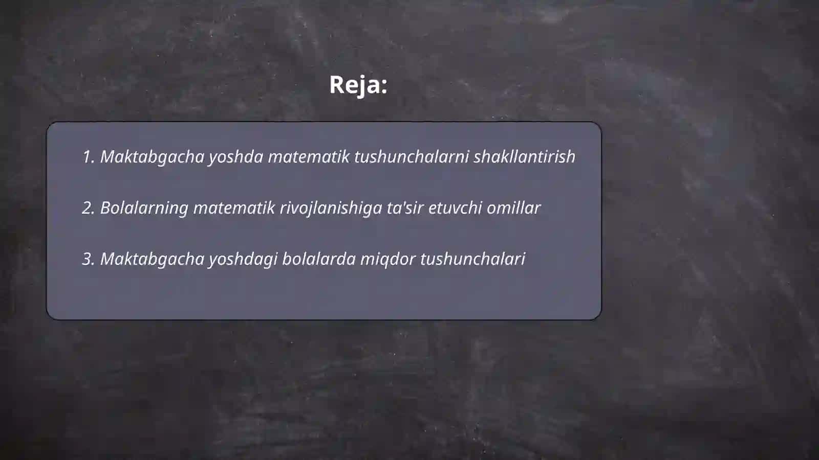 Maktabgacha yoshdagi bolalarning matematik rivojlanishining metadologik psixofiziologik va psixologik pedagogik asoslari 2
