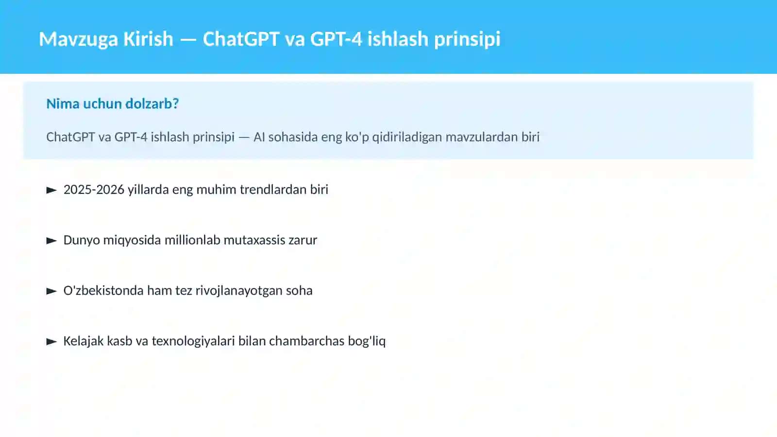 ChatGPT va GPT-4 ishlash prinsipi 2