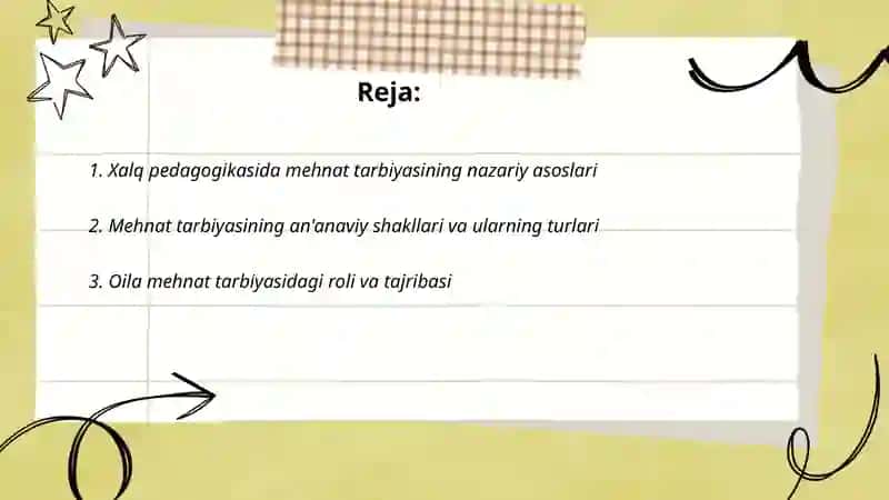 Xalq pedagogikasida mehnat tarbiyasi an'analari 2