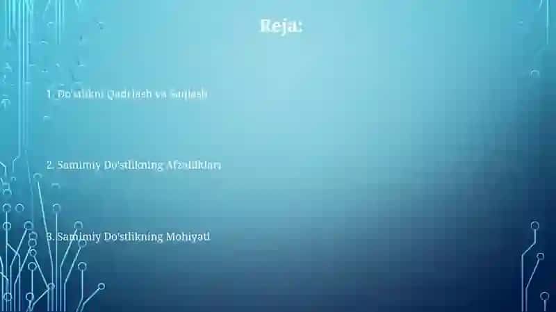 Do'stlikni Qadrlash va Saqlash 2