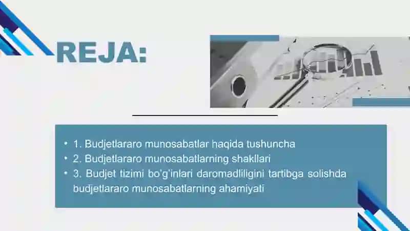 Budjetlararo munosabatlar 2