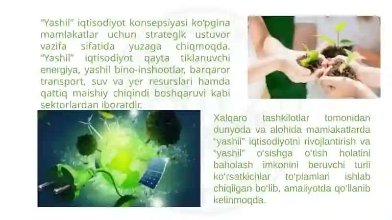 IHTT MAMLAKATLARIDA “YASHIL O‘SISH”NI TA'MINLASH MODELLARI 2