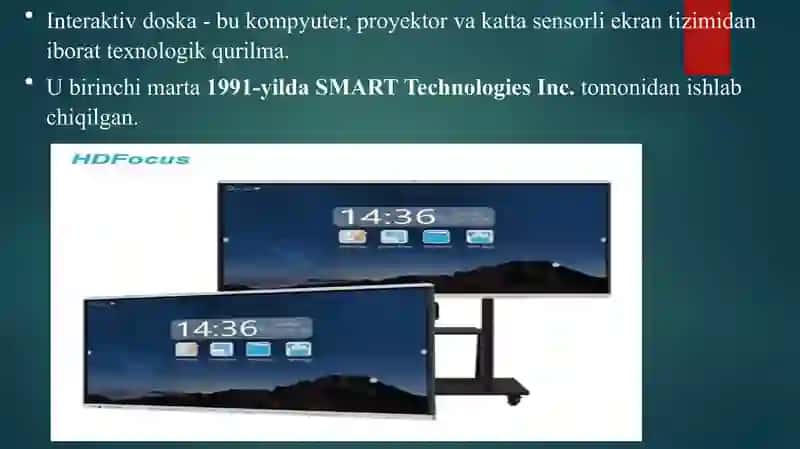Interaktiv Doska Tizimlari 2