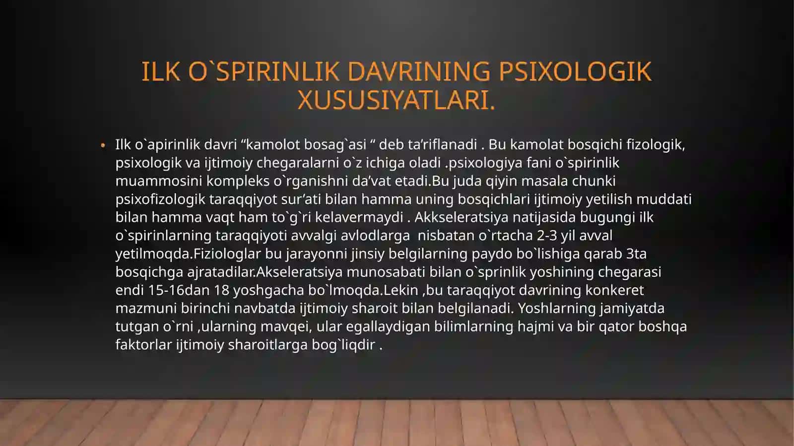 O`spirinlik davrida kasb tanlashga doir muammolar 2