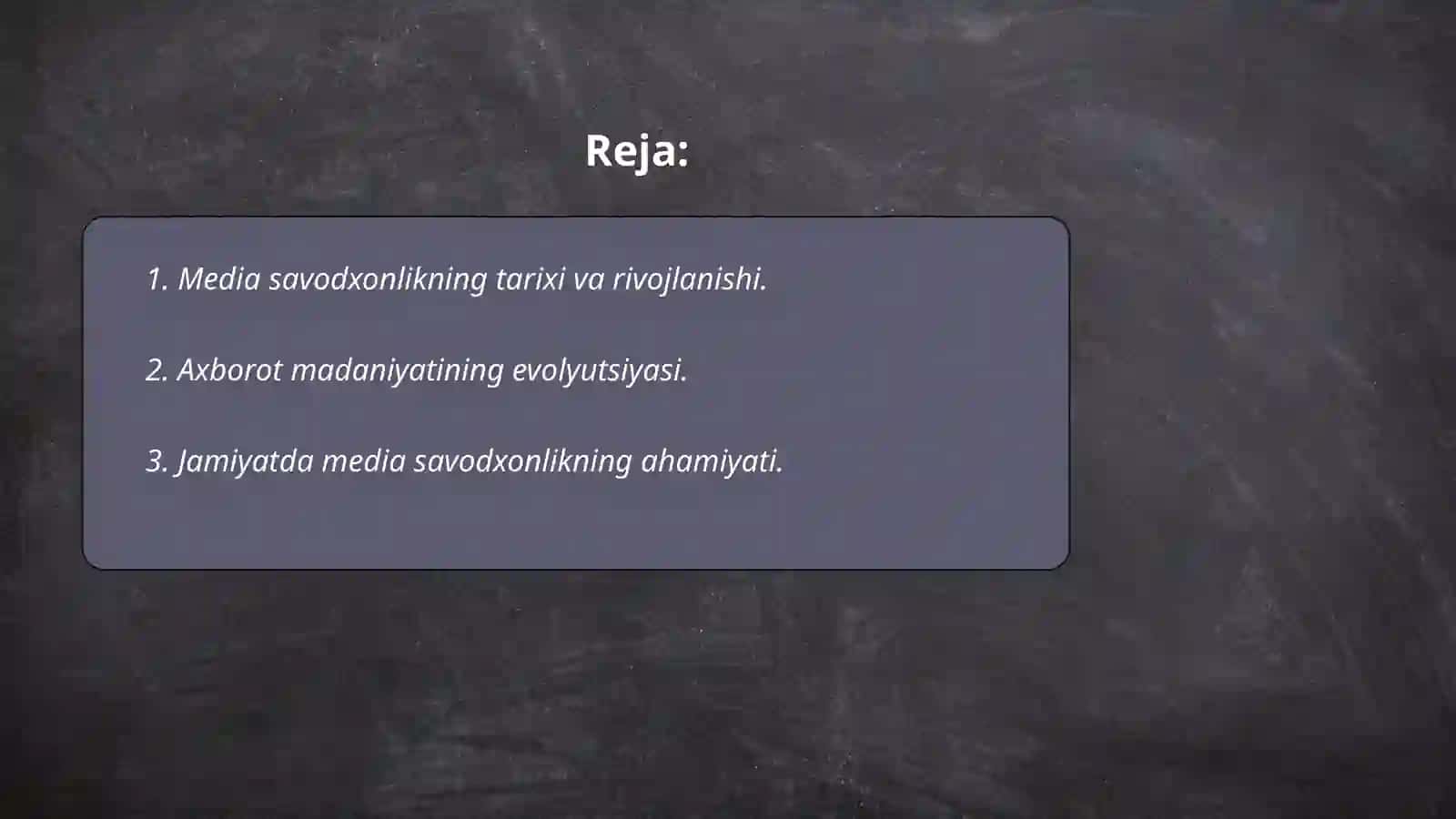 Media savodxonlik va axborot madaniyati evolyutsiyasi hamda jamiyatdagi ahamiyati 2