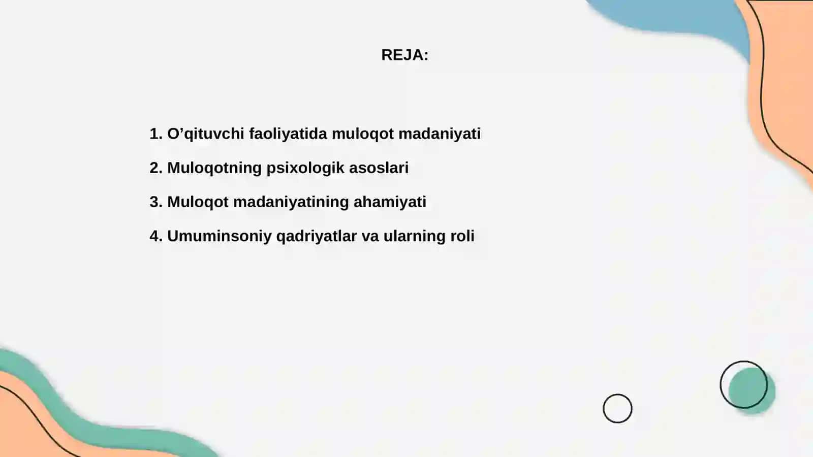 O’qituvchi faoliyatida muloqot madaniyati 2
