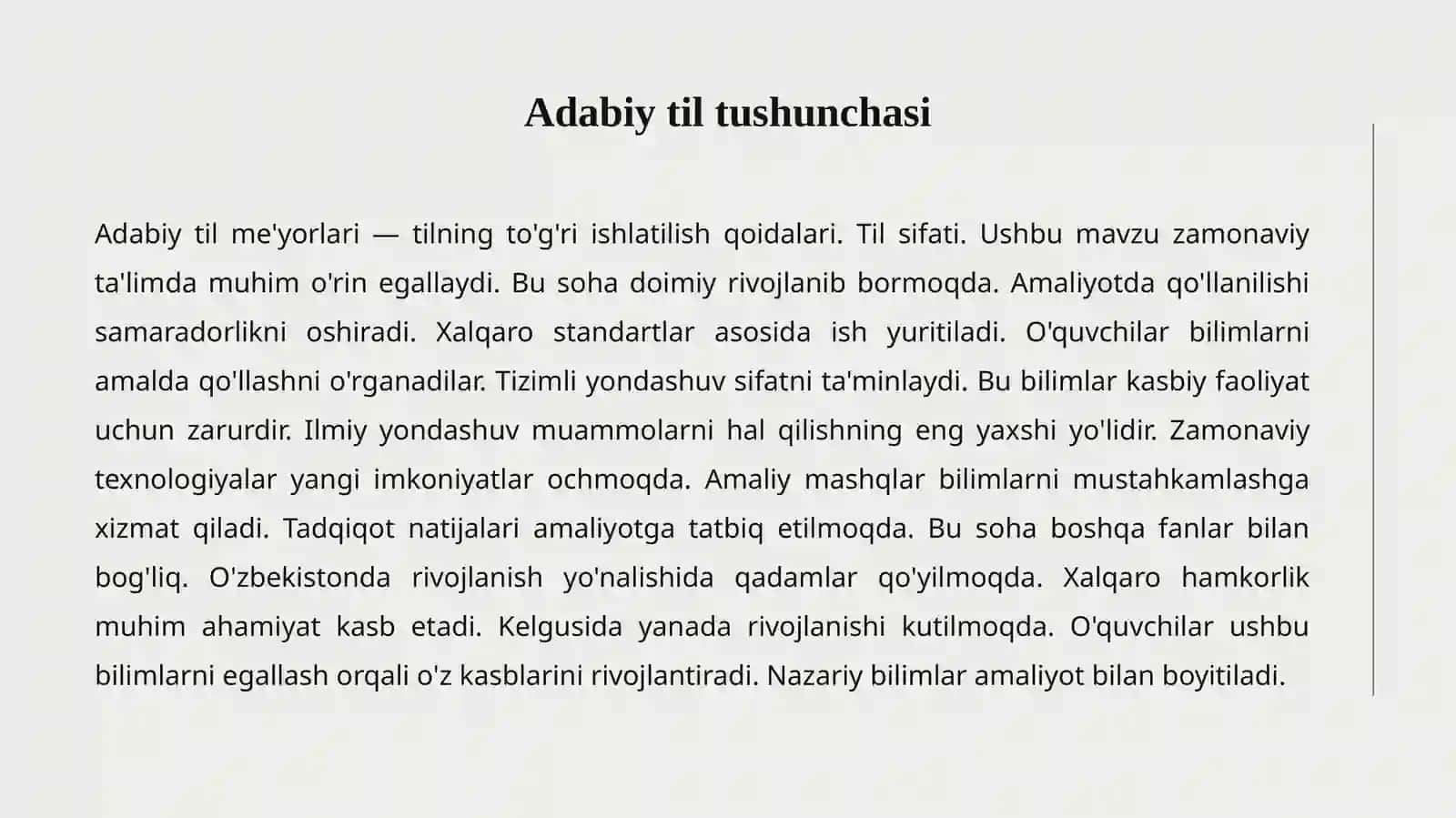 ADABIY TIL ME'YORLARI 2