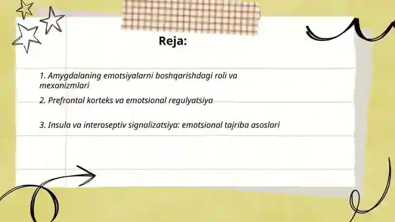 Emotisiyaning nevrofizlogik asoslari 2