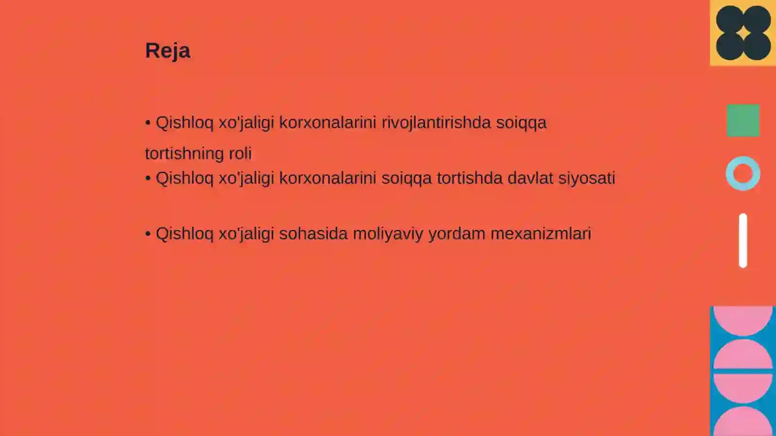 Qishloq xo'jaligi korxonalarini soiqqa tortishning o'ziga xos xususiyatlari 2