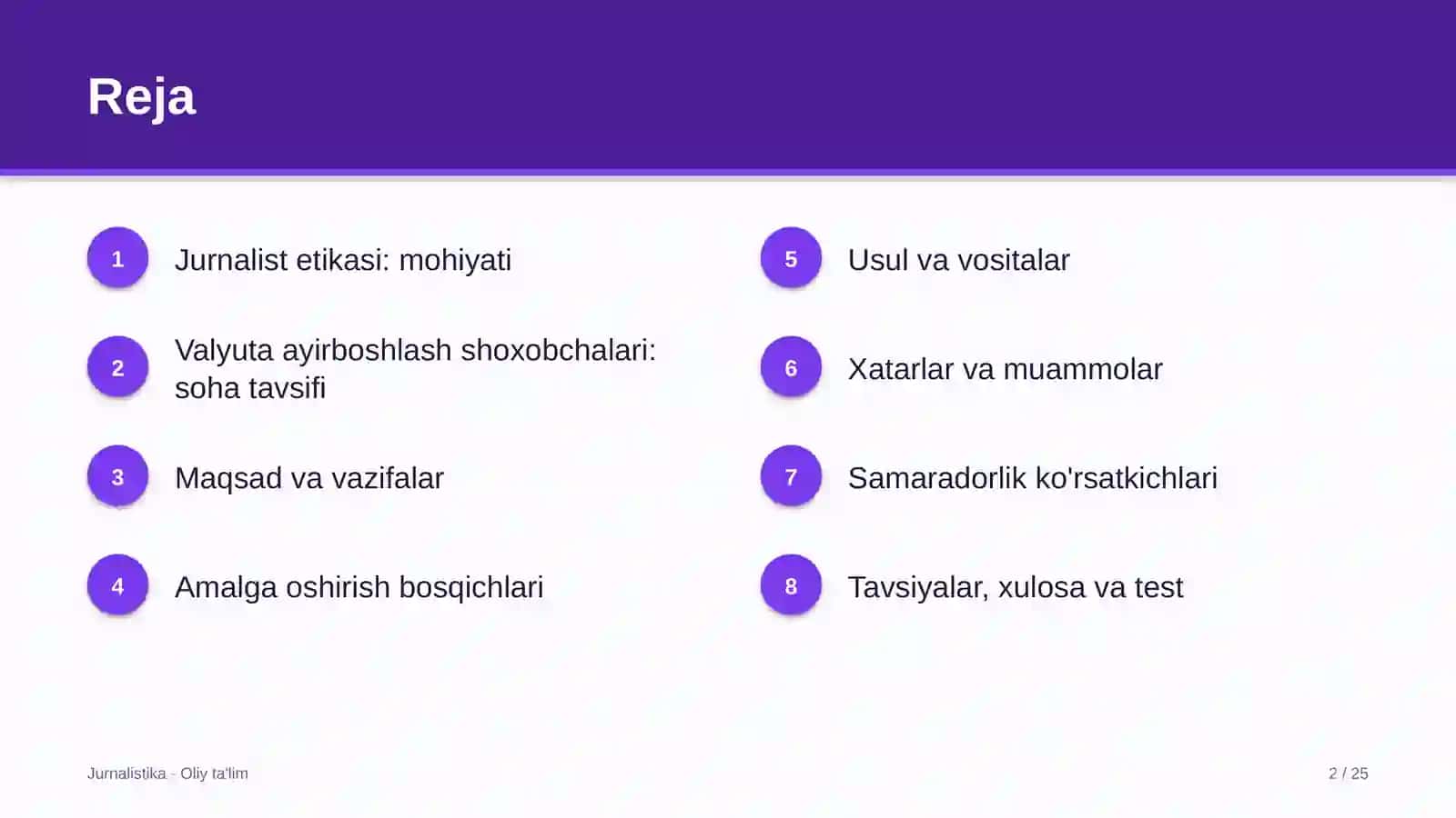 valyuta ayirboshlash shoxobchalarida jurnalist etikasi 1440 2