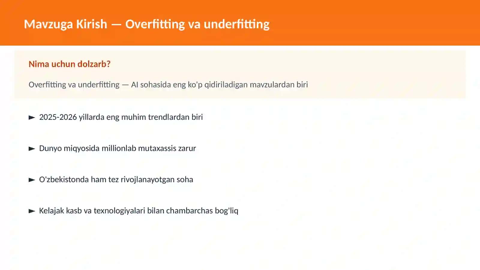 Overfitting va underfitting 2