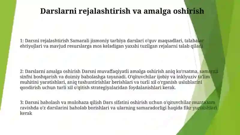 Jismoniy Tarbiya Bo‘Yicha Yo‘Riqchining Ish Faoliyati 2