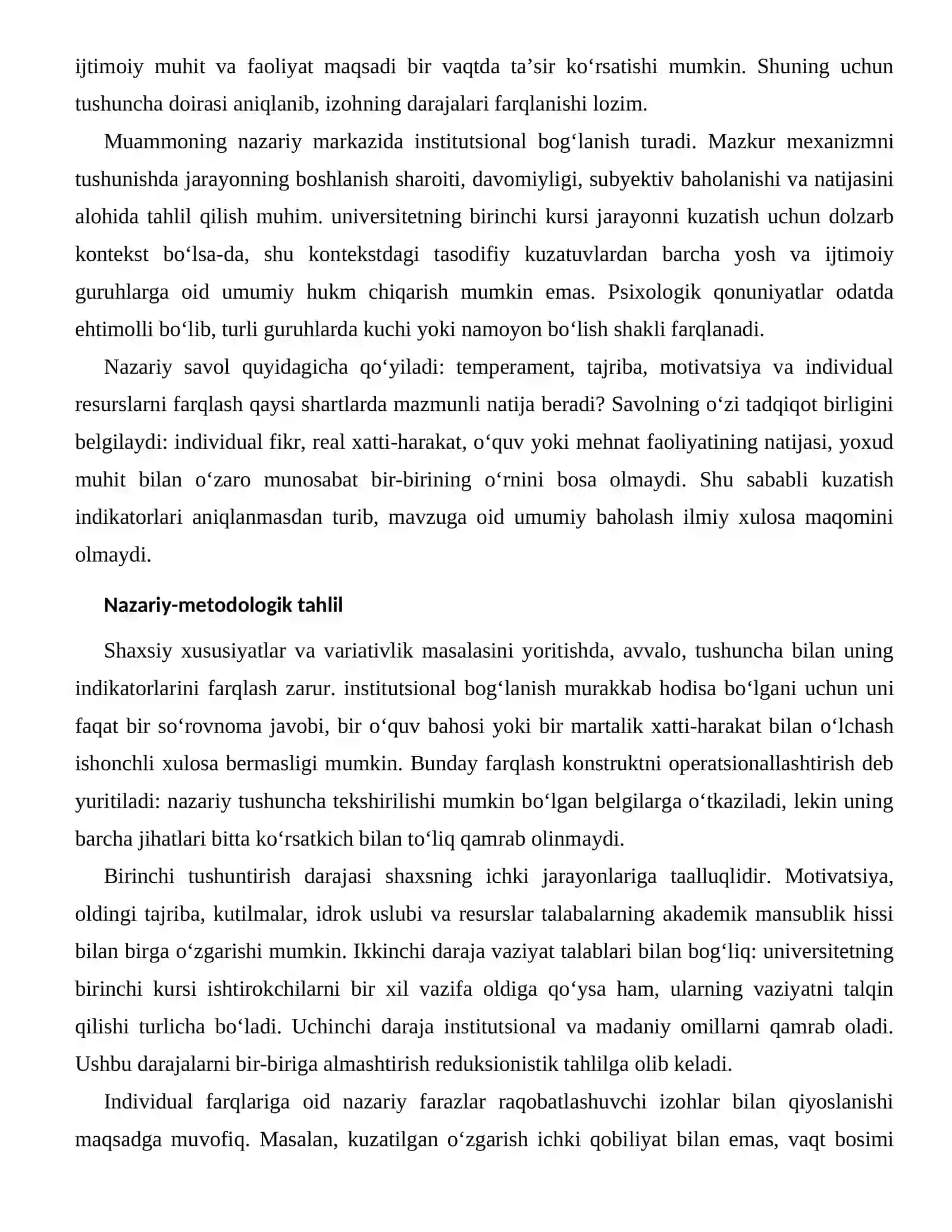 TALABALARNING AKADEMIK MANSUBLIK HISSI 2