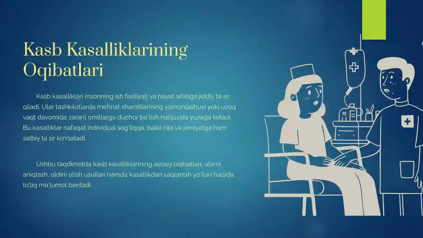 Kasb Kasalliklarining Oqibatlari 2