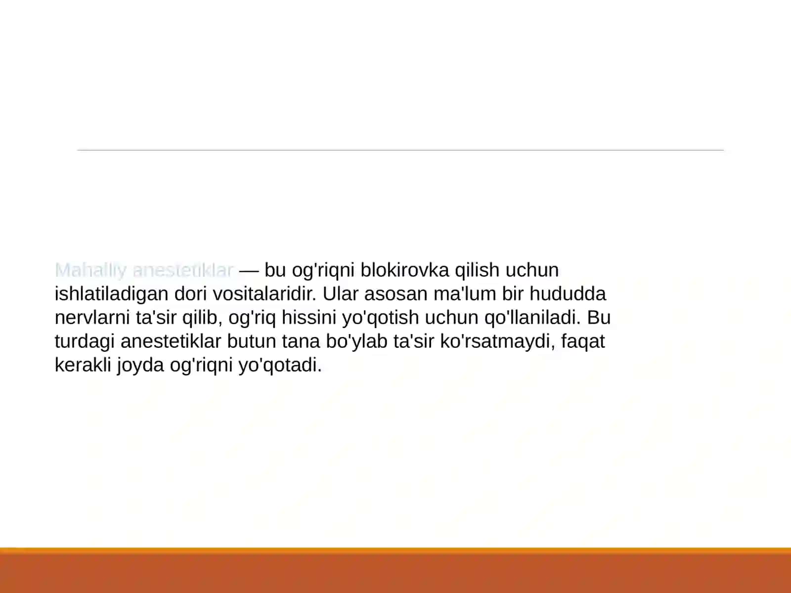 Mahalliyanestetiklar 2