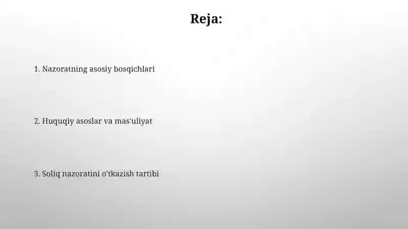 Soliq monitoringini oʻtkazish tartibi 2