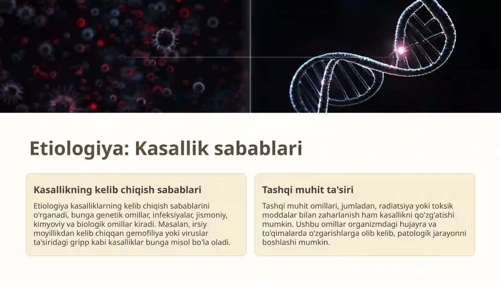 Kasallik kelib chiqishi 2
