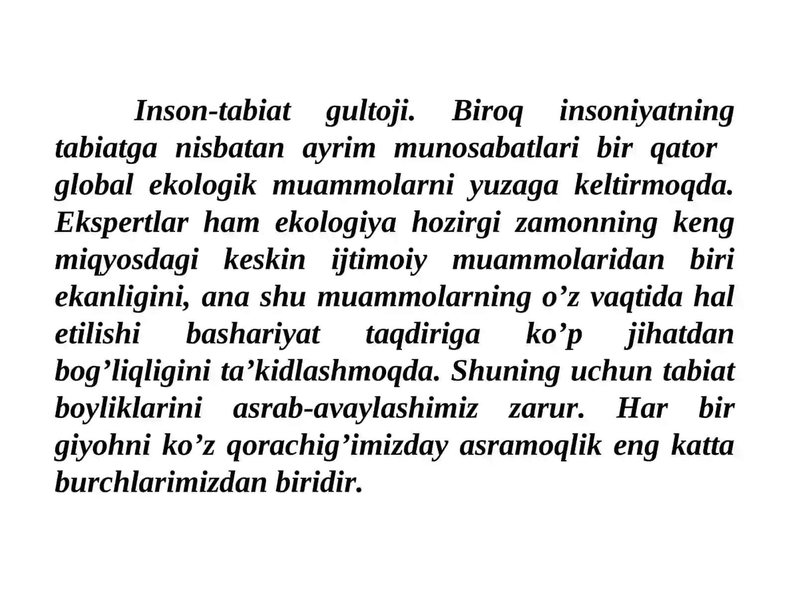 Biologik xilma-xillikni muhofaza qilish 2