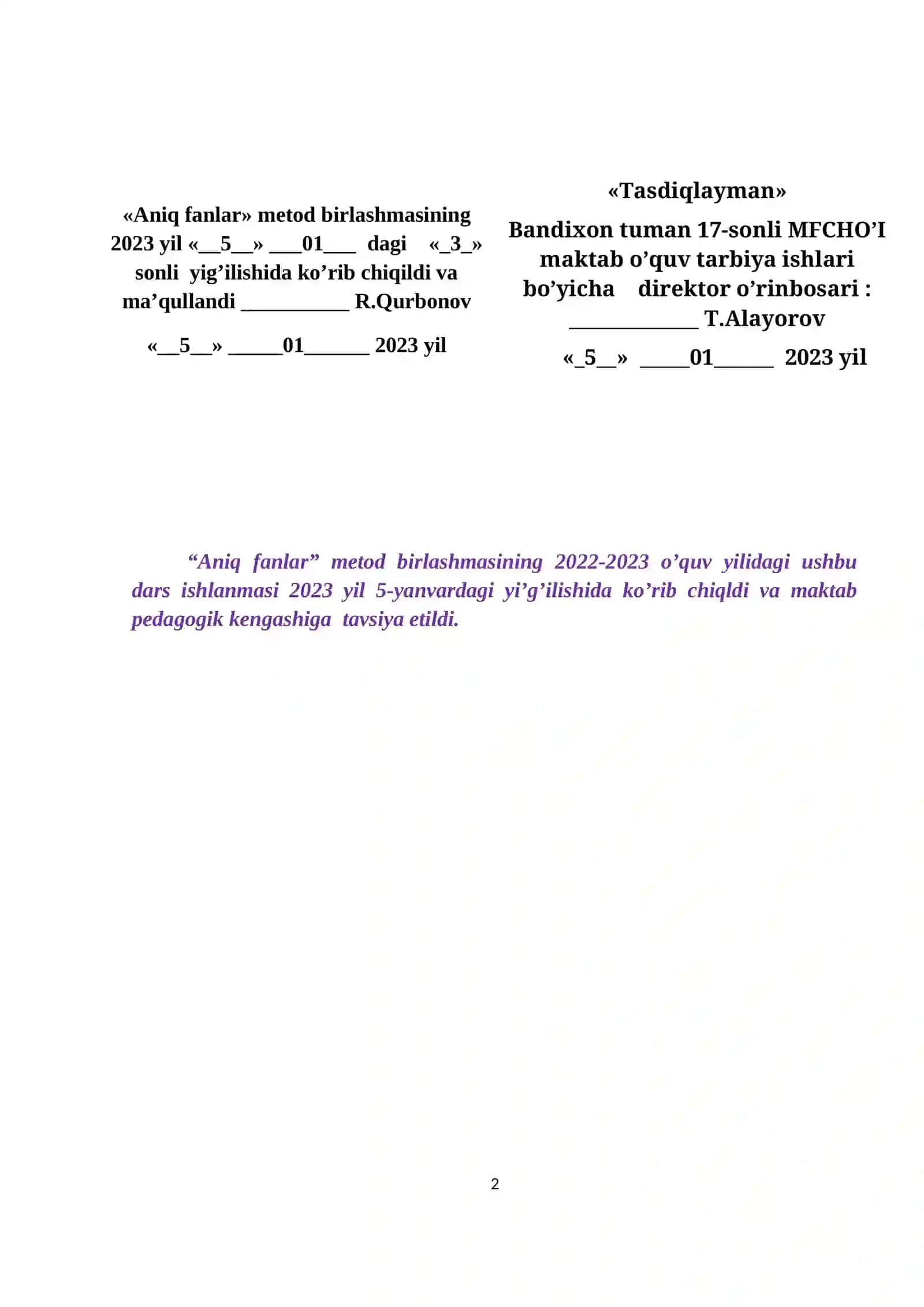 O’nli kasrlarni ko’paytirish 2
