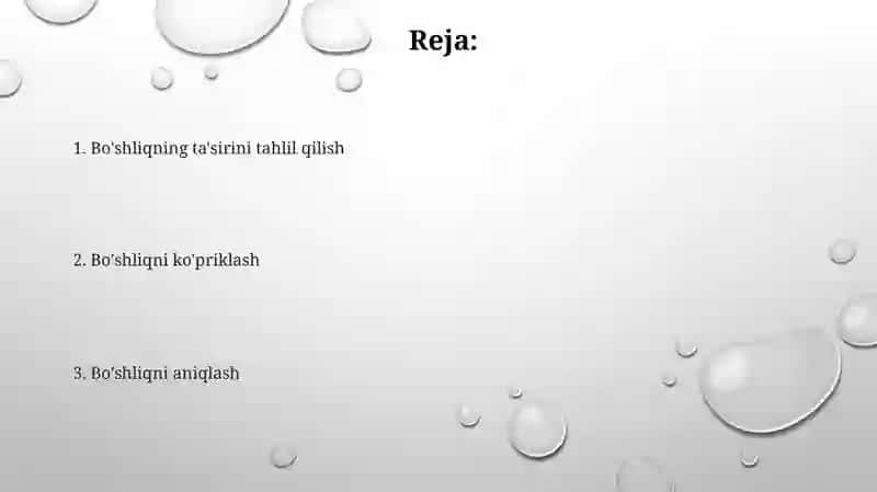 Bo'shliqning ta'sirini tahlil qilish 2
