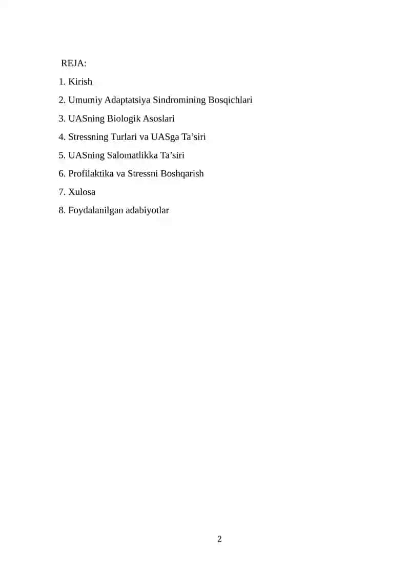 Umumiy adaptasion sindrom 2