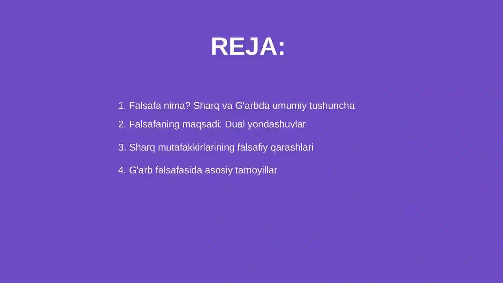 Falsafaning mahiyatiga oid sharq va g'arb mutafakkirlarining tariflari 2
