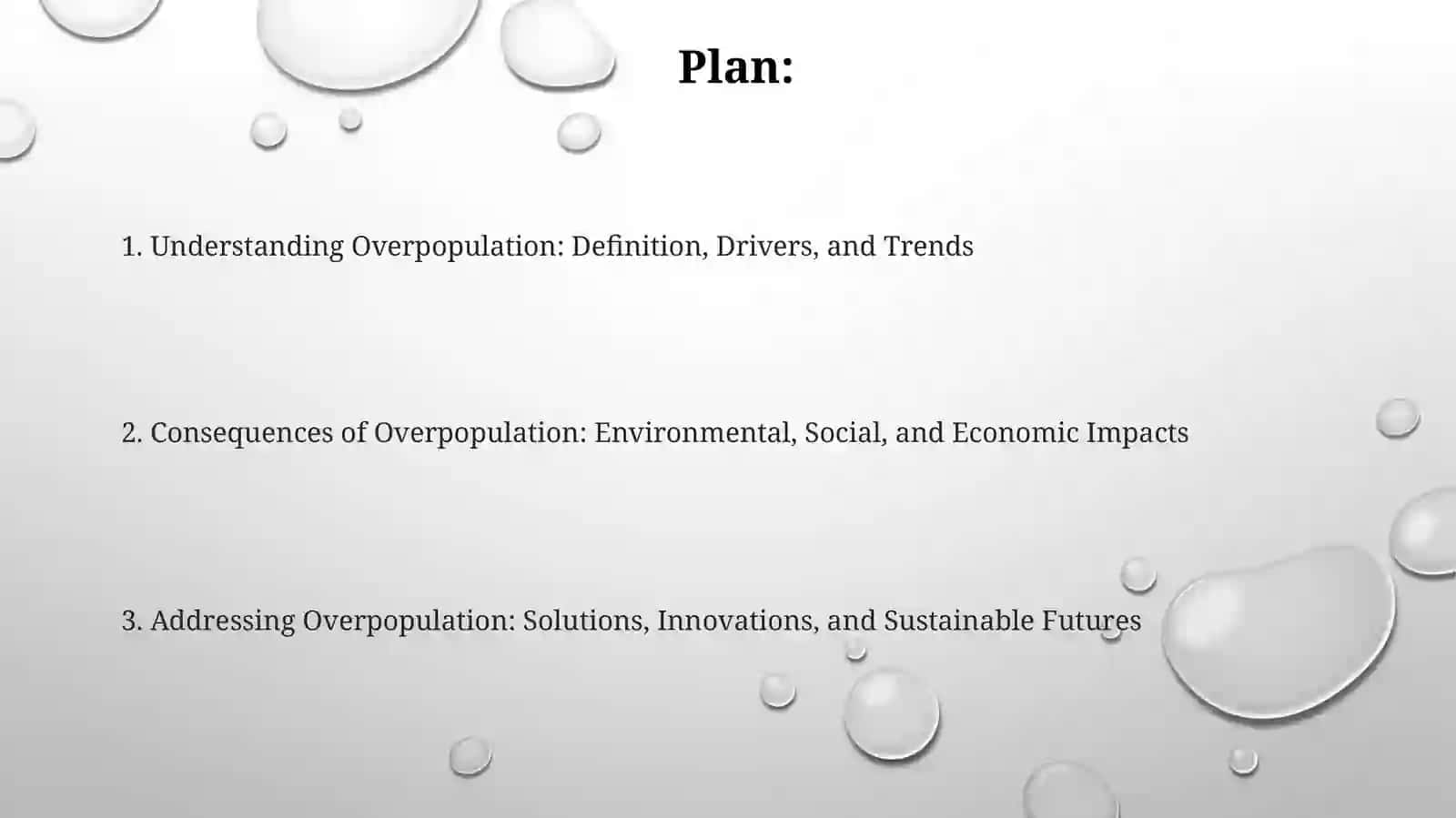 Overpopulation 2