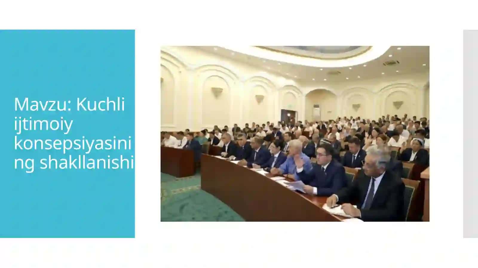 Kuchli ijtimoiy konsepsiyasinin shakllanishi 2