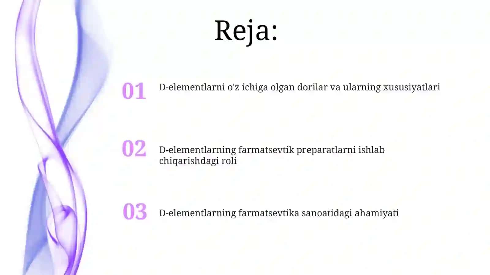 D-elementlarning farmatsevtika sanoatidagi ahamiyati 2