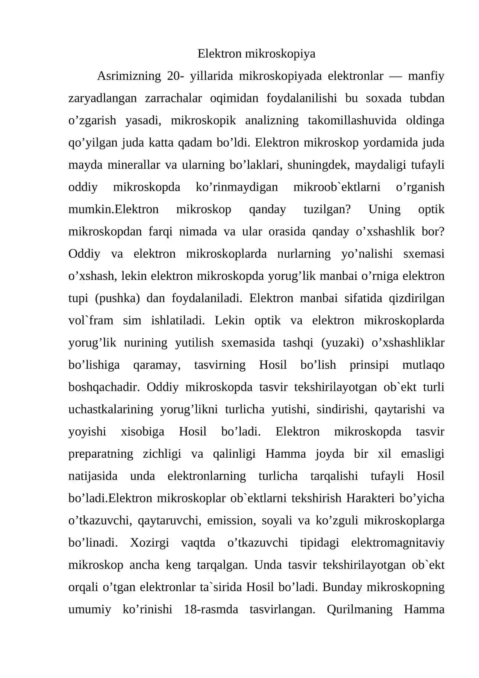 Elеktrоn mikrоskоpiya 2