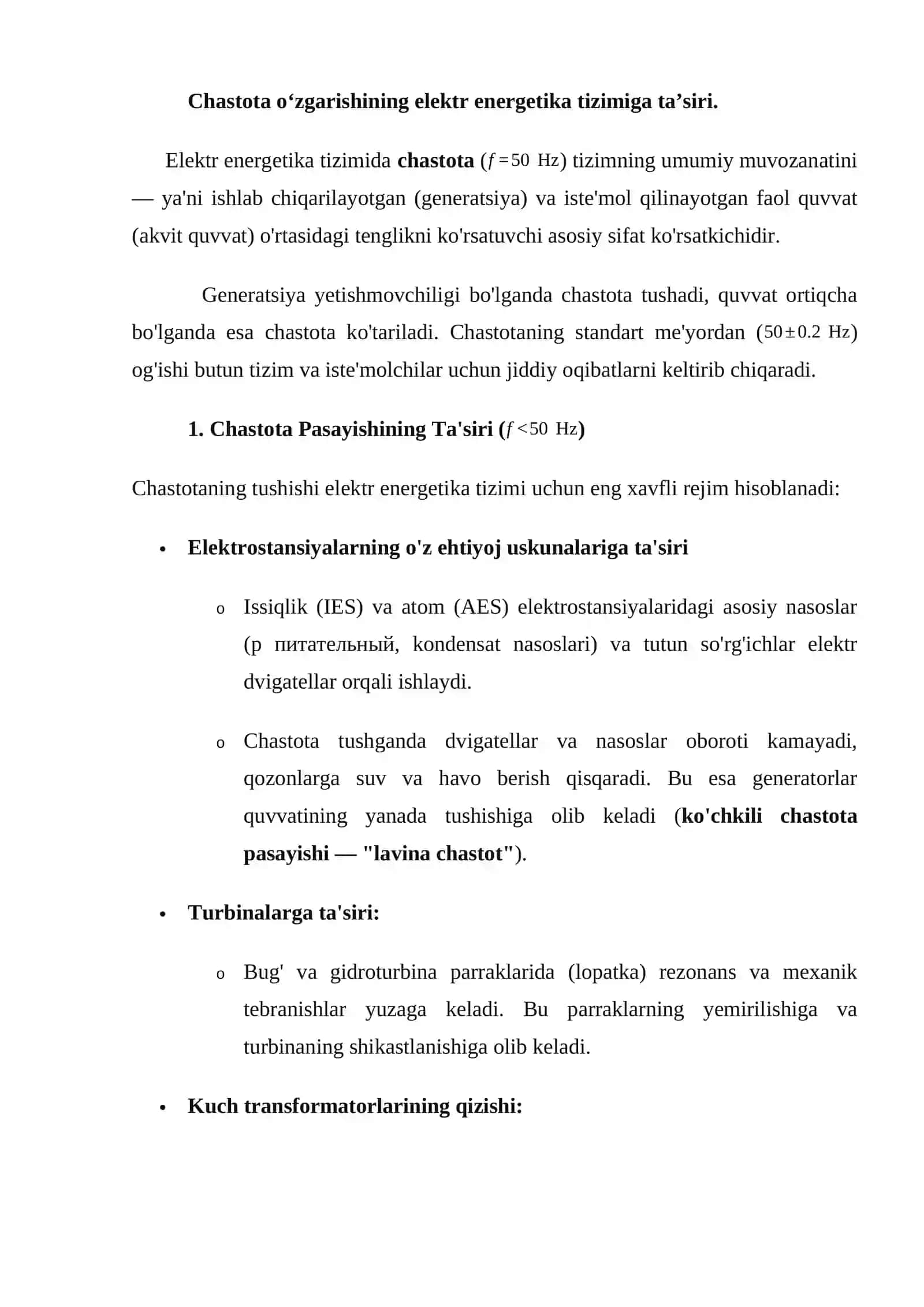 Chastotani avtomatik yukisizlantirish (CHAYU) qurilmalari 2
