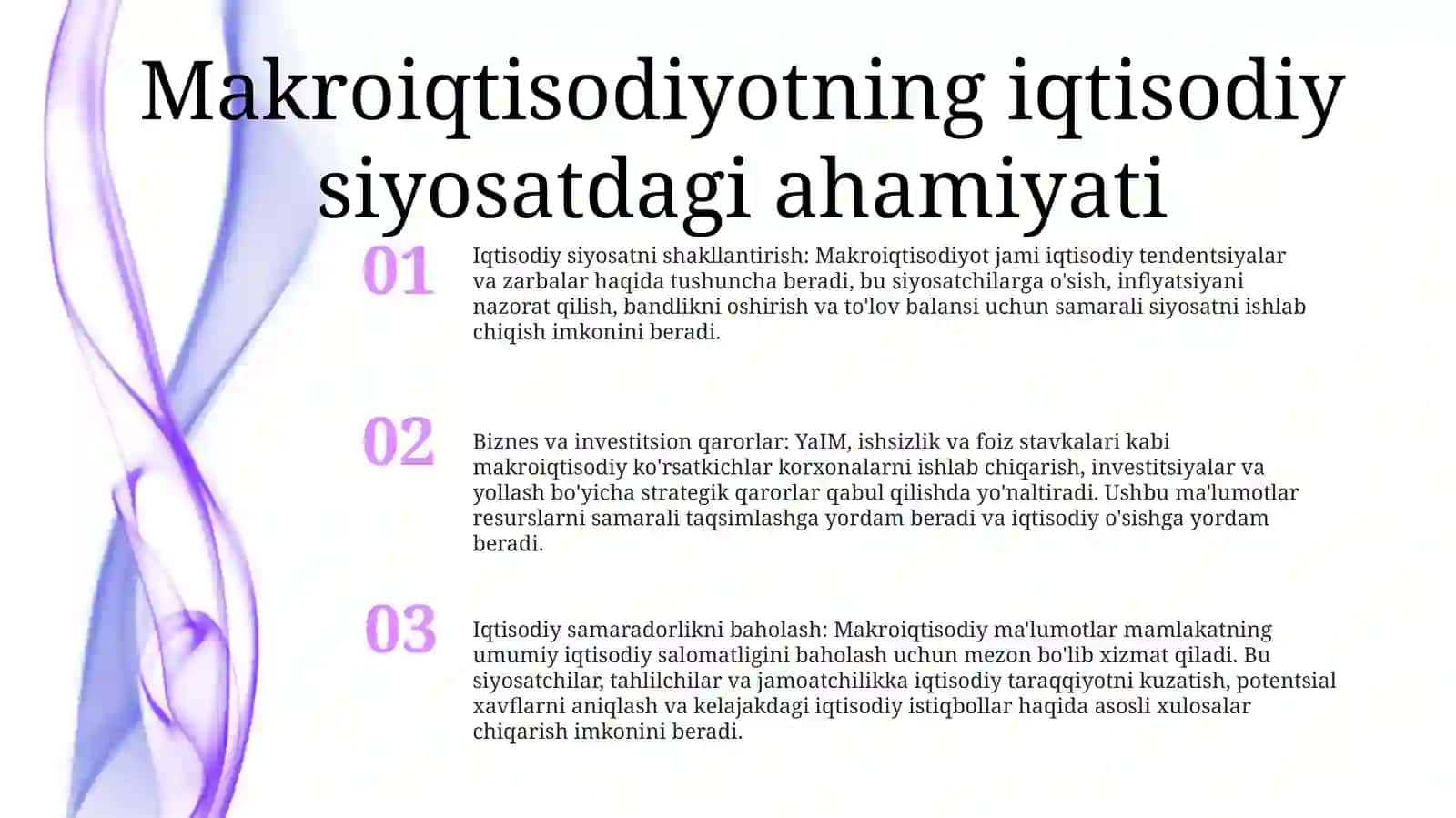 Zamonaviy Makroiqtisodiyotning Ahamiyati 2