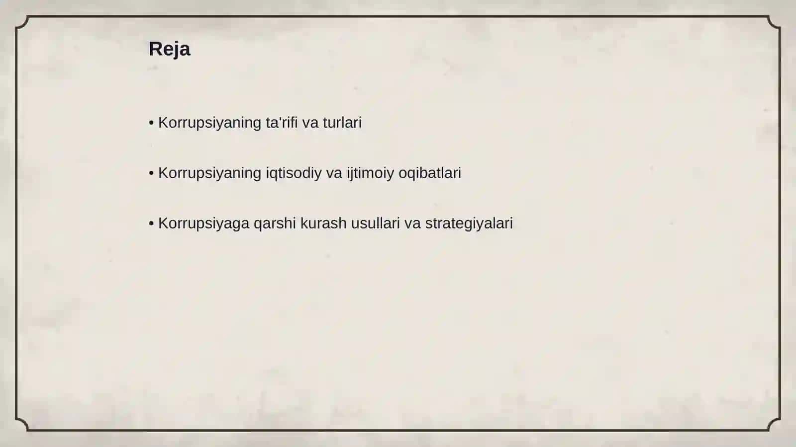 Korrupsiyaning mohiyati, oqibatlari va unga qarshi kurash 2