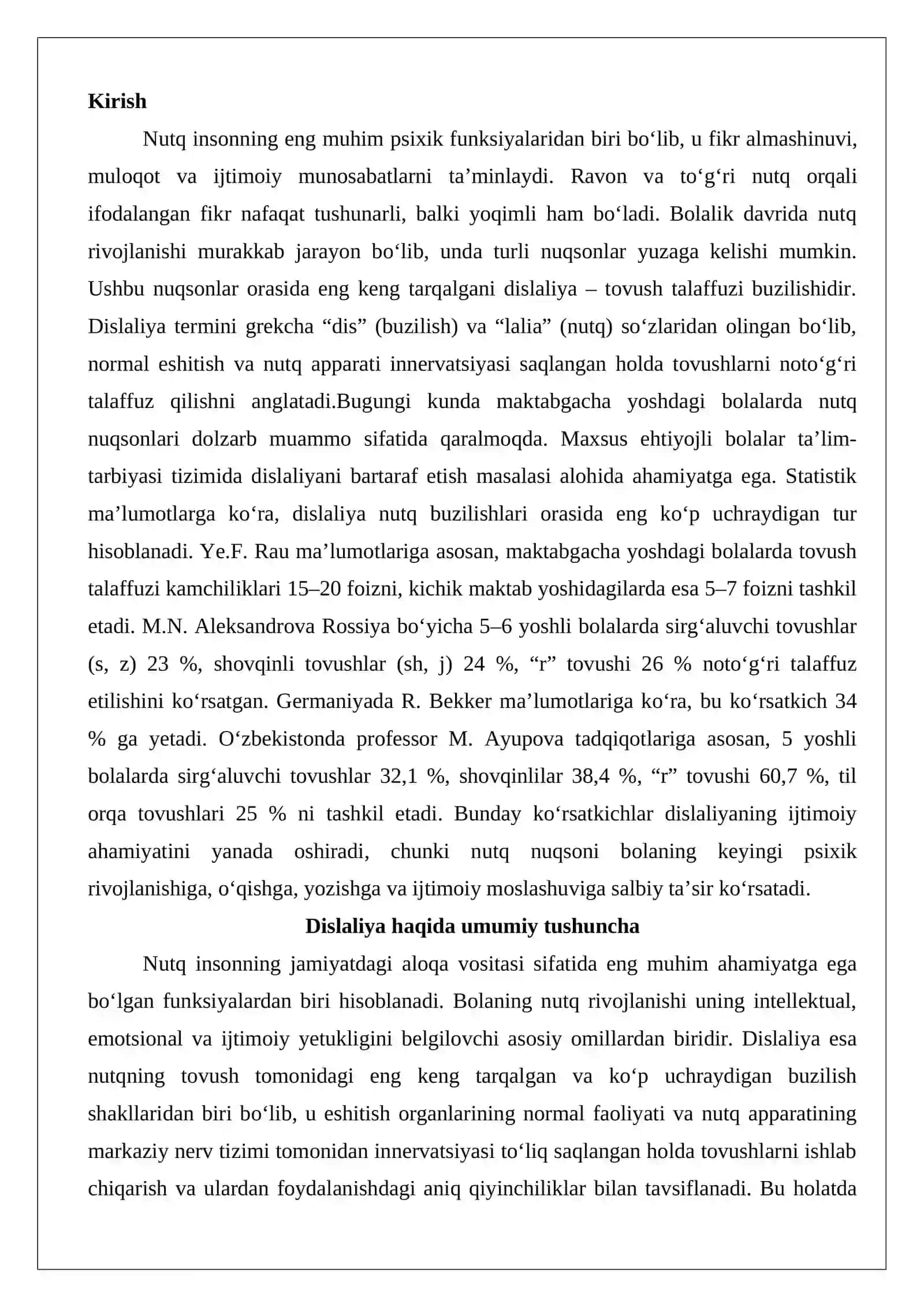 Dislaliyani bartaraf etishda logopedik ta’sir metodikasi 2