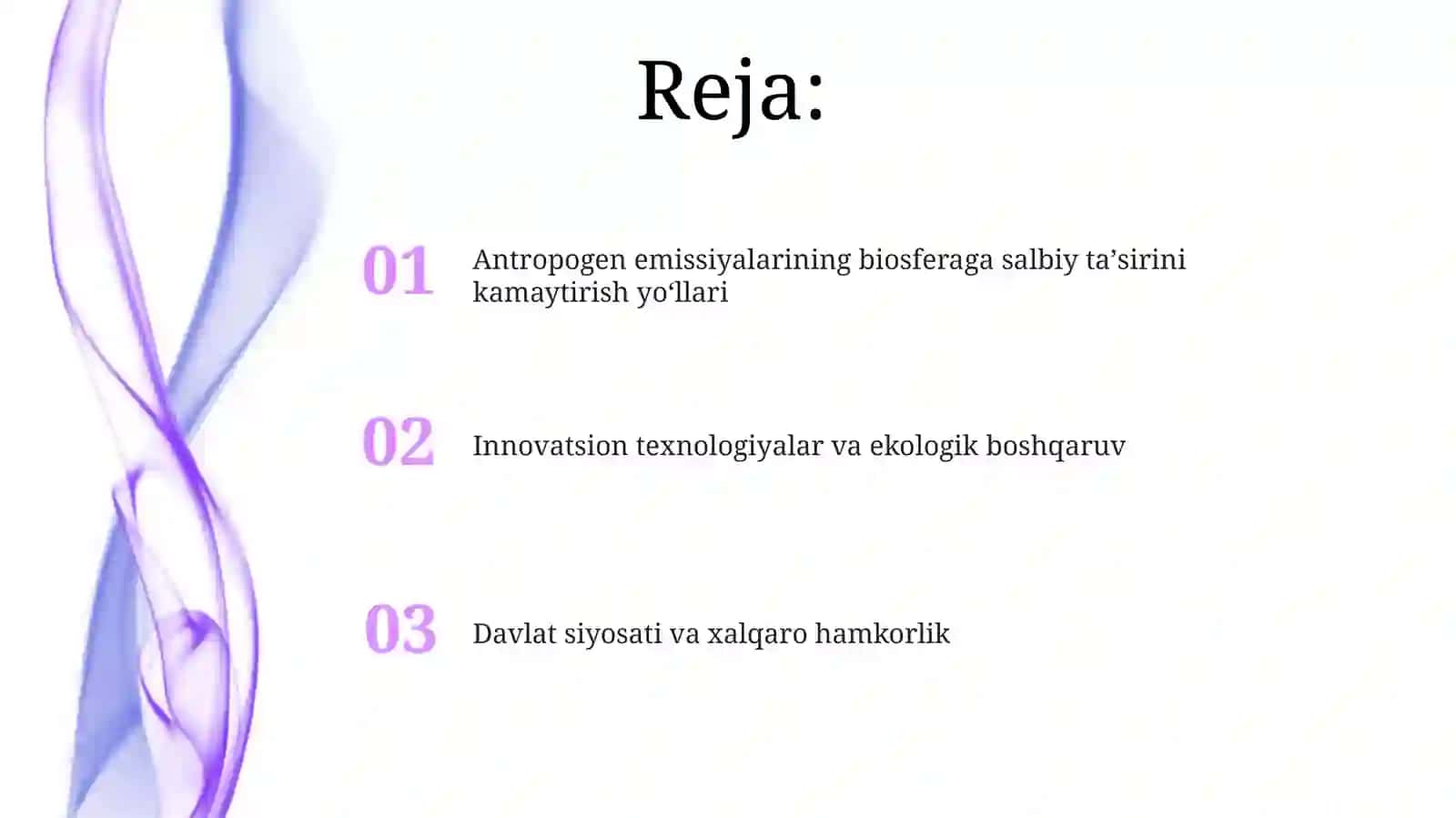 Antropogen emissiyalarining biosferaga salbiy taʼsirini kamaytirish yoʻllari 2