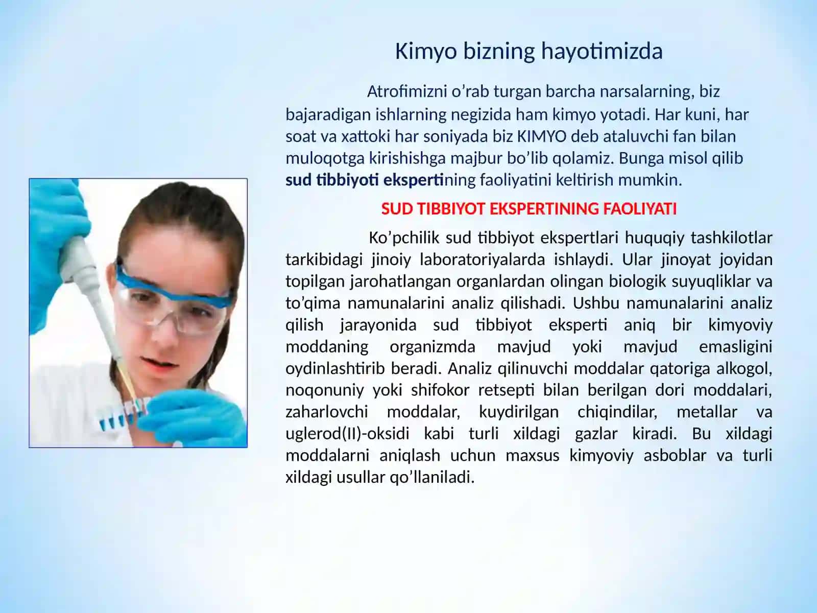 Tibbiy kimyoga kirish 2