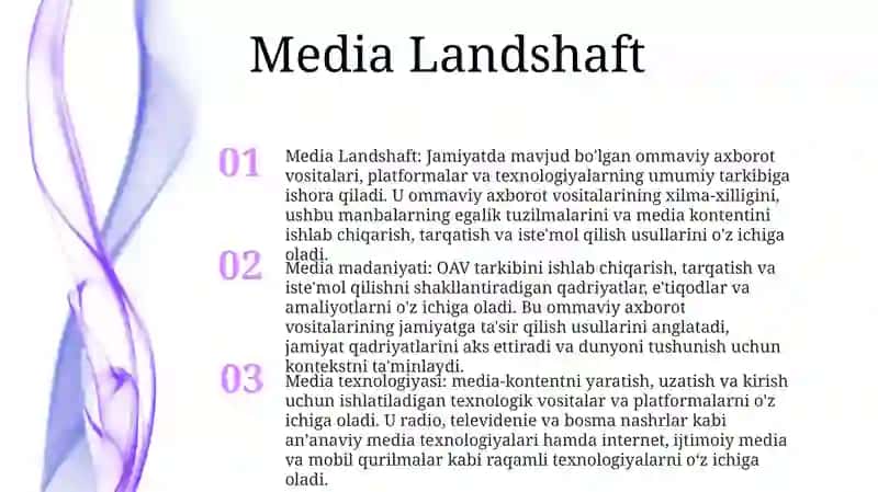 Mediamadaniyat Va Media Texnalogiyalari Tarkibi 2