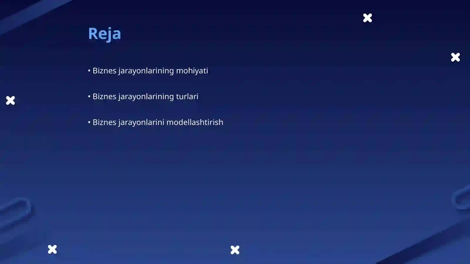 Biznes jarayonlari va ularni hisobga olish 2