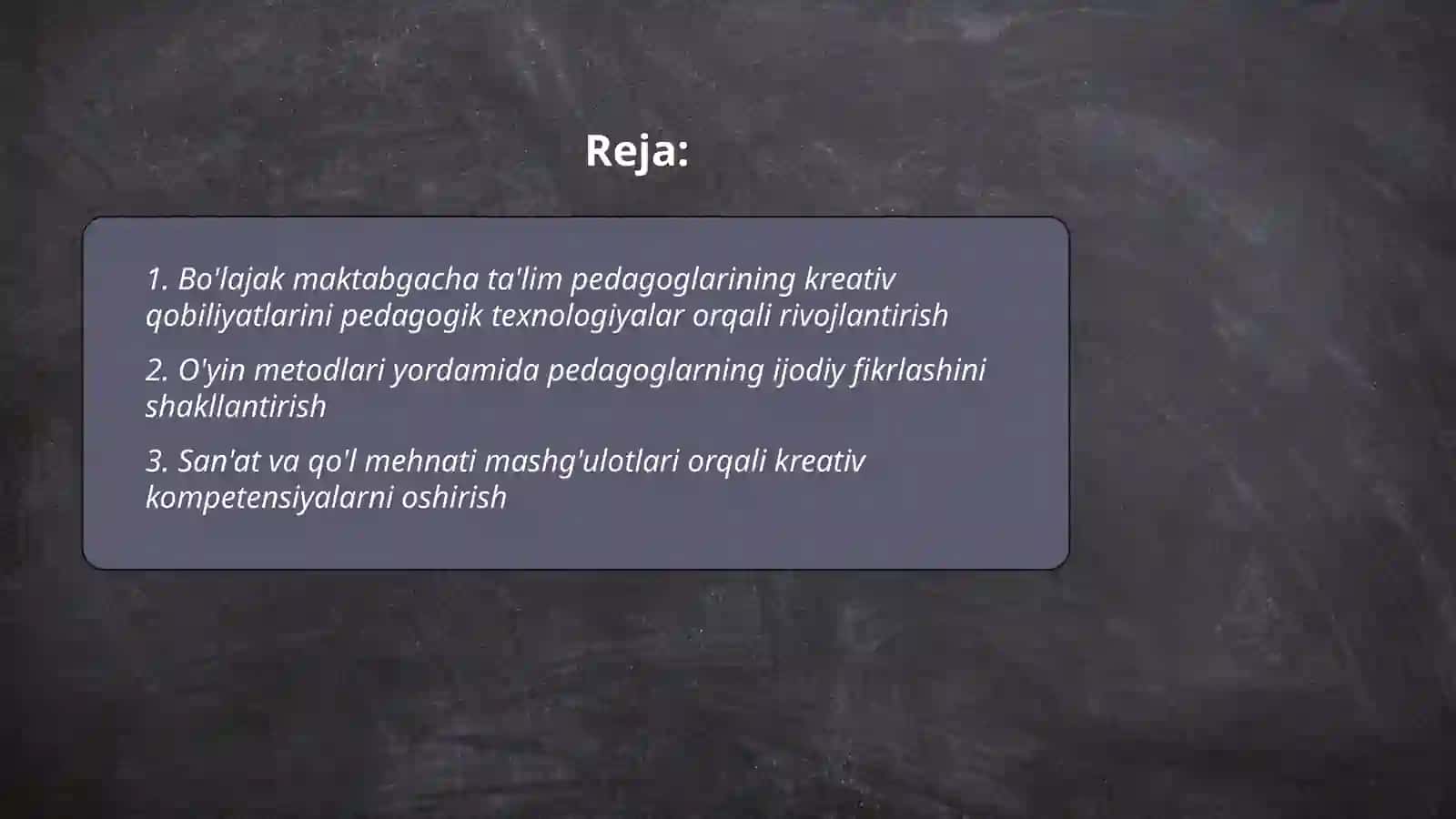 Bo'lajak maktabgacha ta'lim pedagoglarini kreativ qobilyatlarni rivojlantirish 2