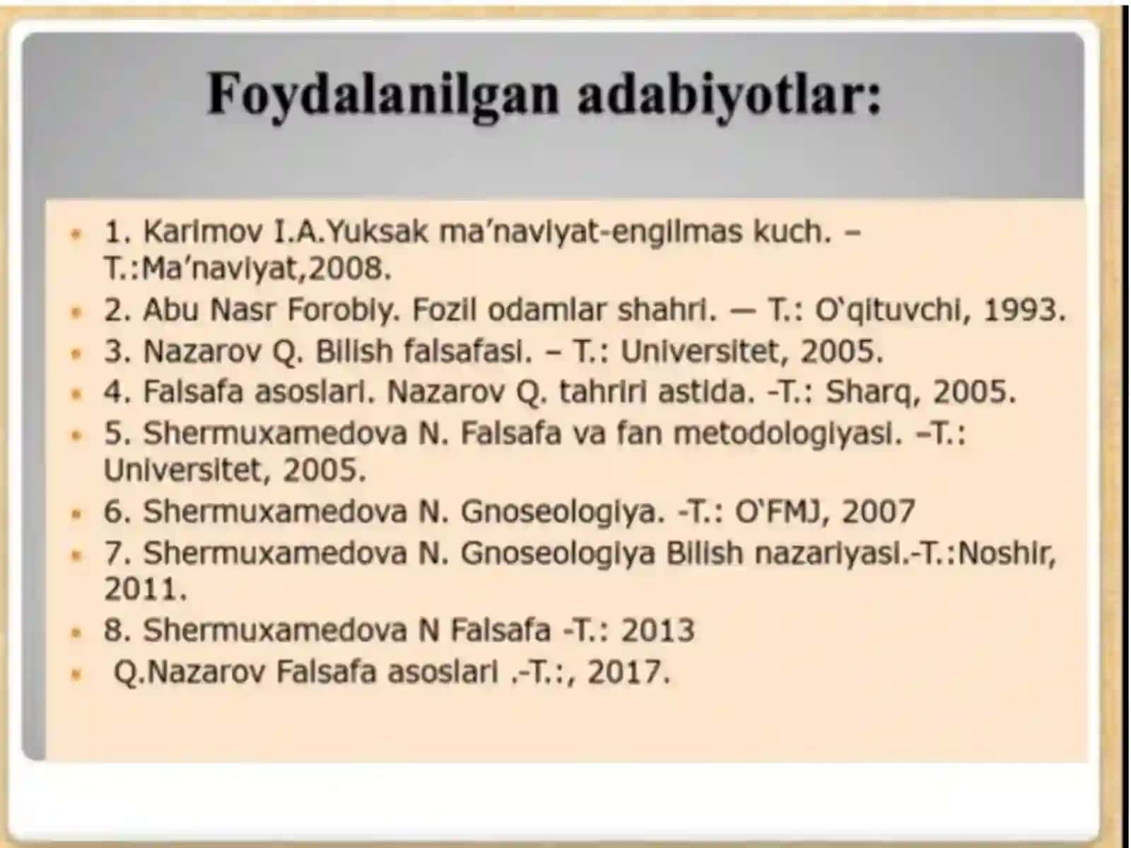 Bilish nazariyasi 2