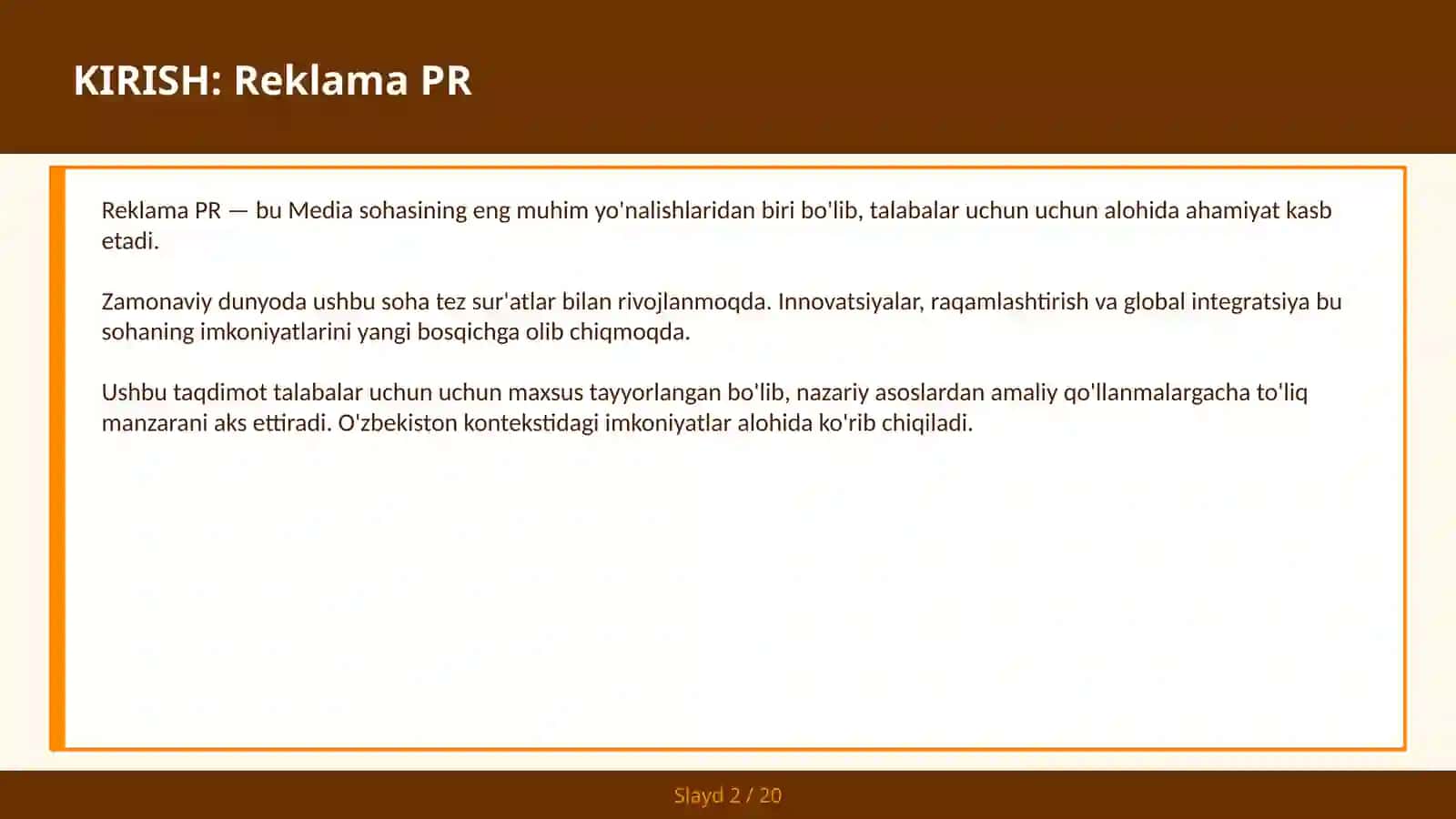 Reklama PR 2